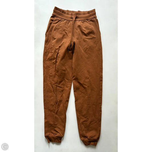 Athletic Pants By Lululemon In Brown, Size: Xs