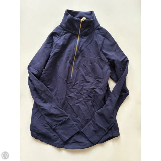 Top Long Sleeve Designer By Lilly Pulitzer In Navy, Size: Xxs