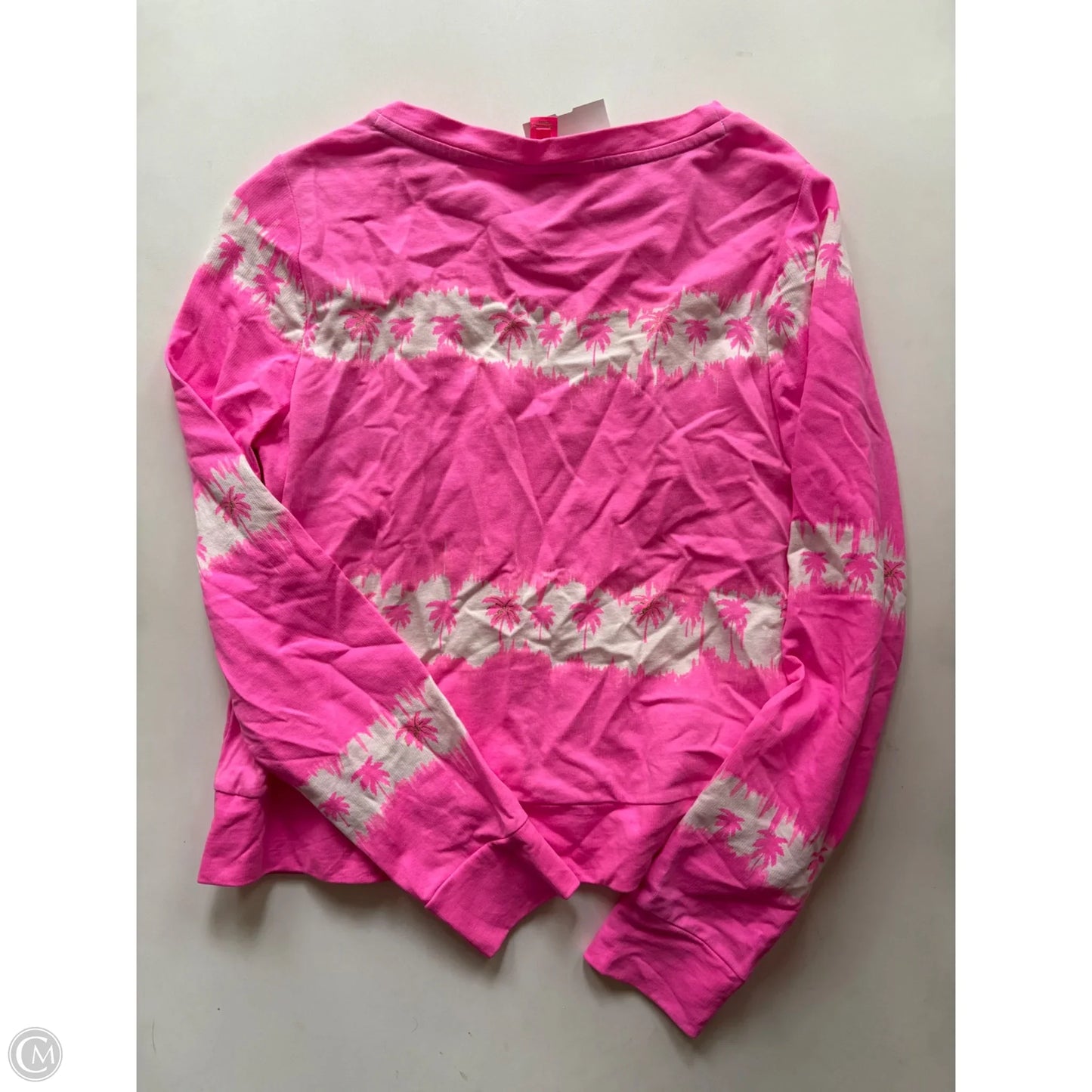 Top Long Sleeve Designer By Lilly Pulitzer In Pink, Size: S