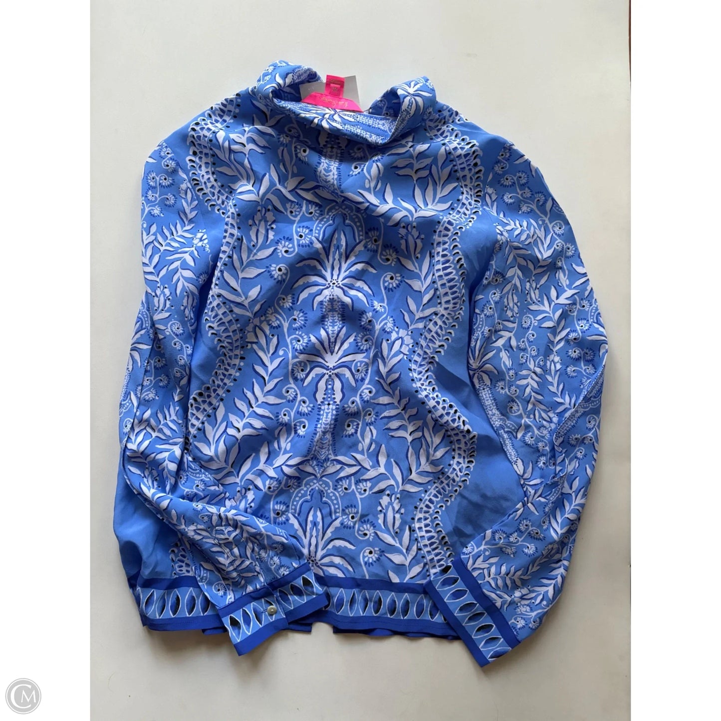 Blouse Designer By Lilly Pulitzer In Blue, Size: Xs