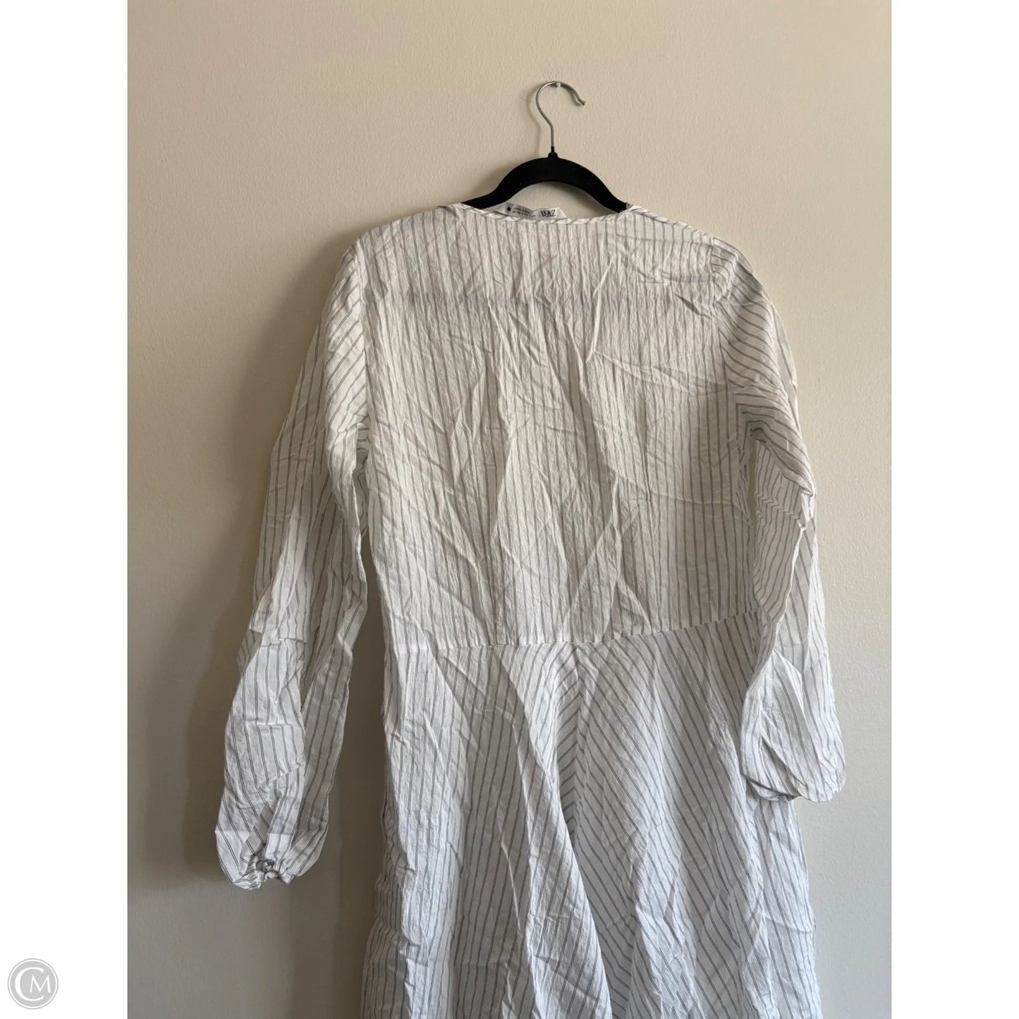 Dress Casual Maxi By Zara In Striped Pattern, Size: S