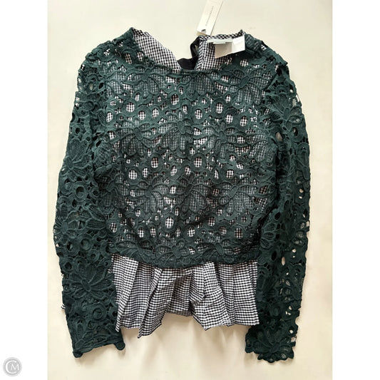 Top Long Sleeve By Maeve In Green, Size: S