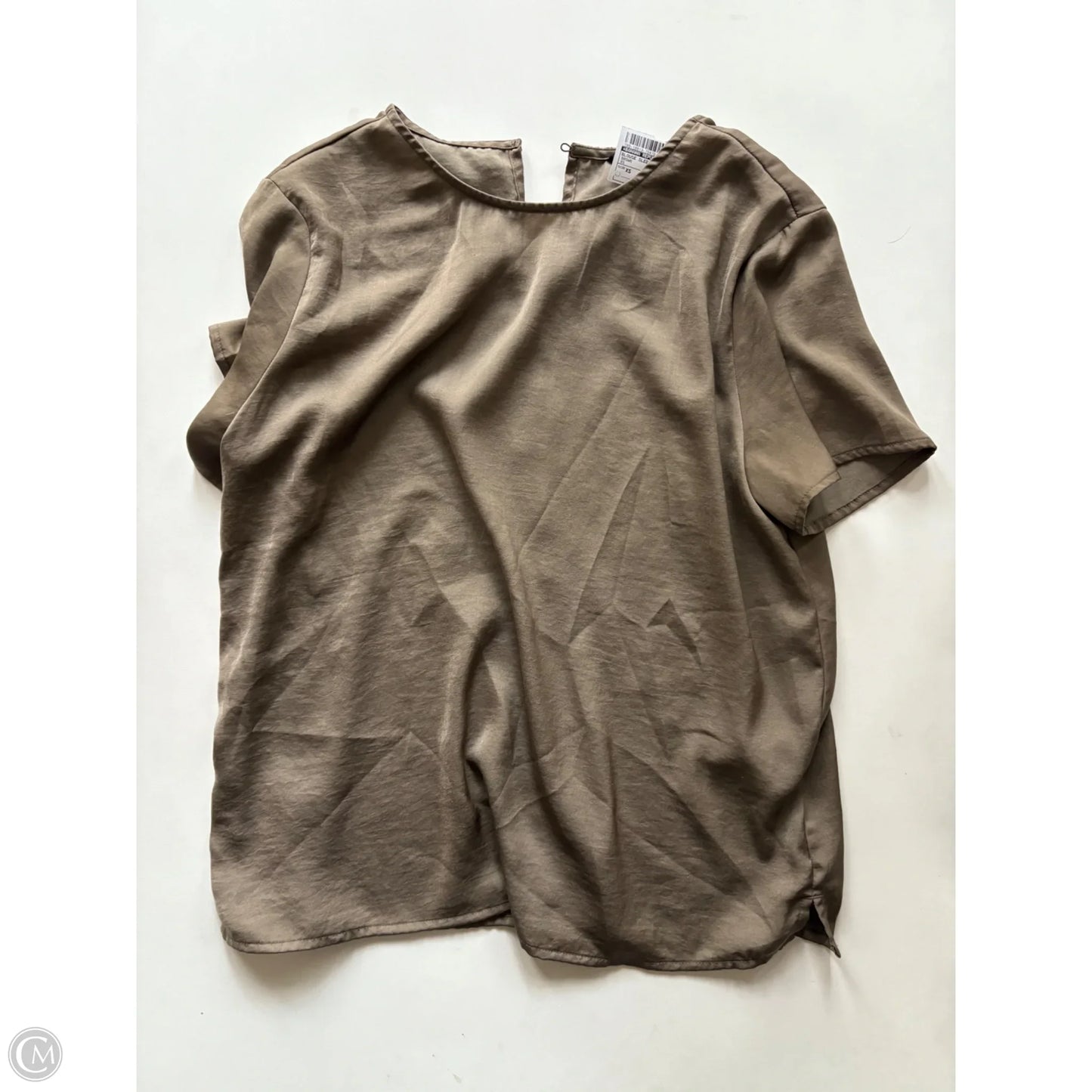 Blouse Sleeveless By Banana Republic In Brown, Size: Xs