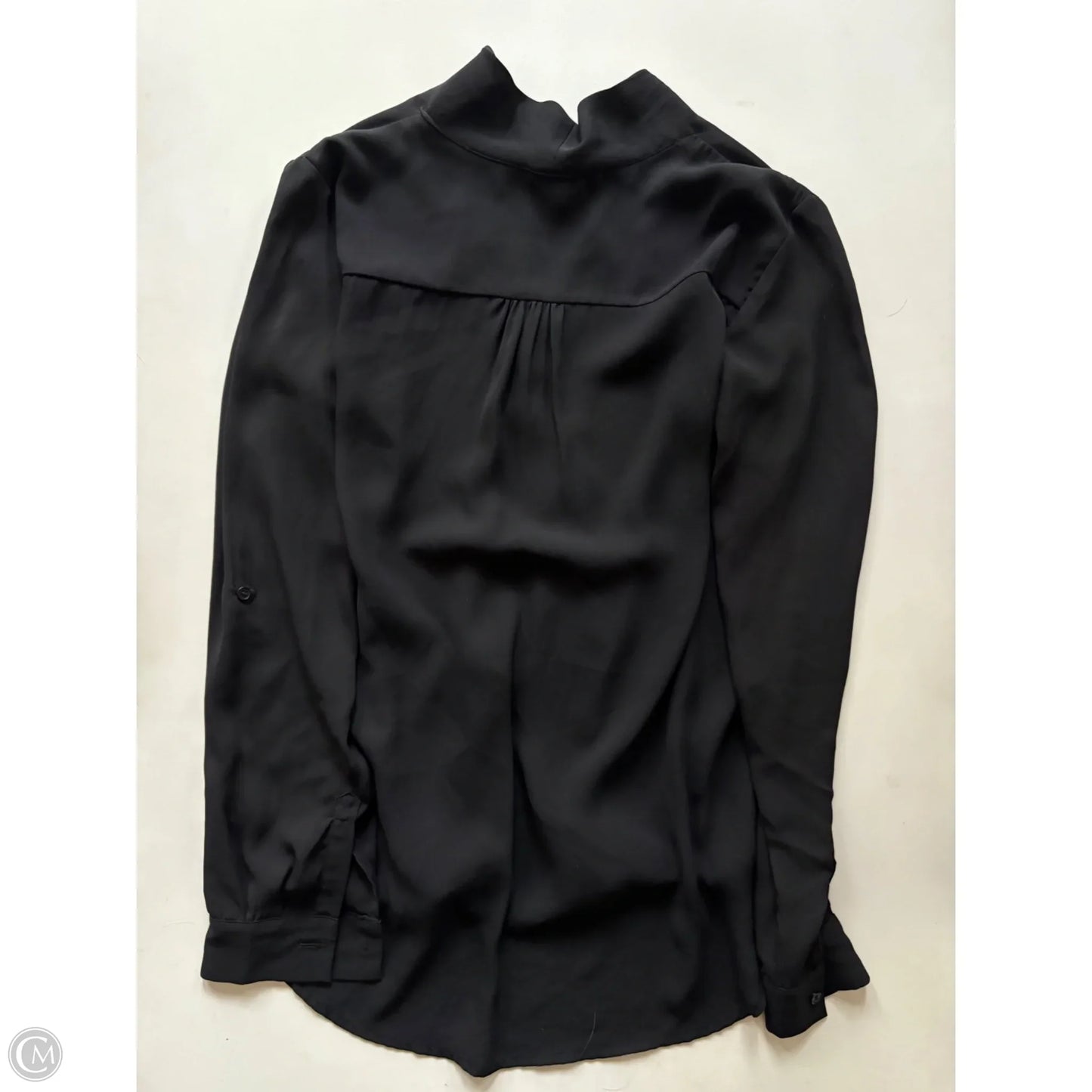 Blouse Long Sleeve By Pleione In Black, Size: Xs