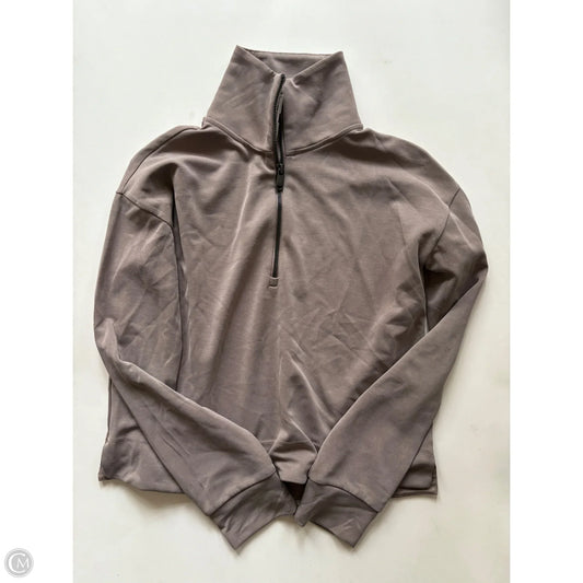 Athletic Jacket By Athleta In Taupe, Size: Xs