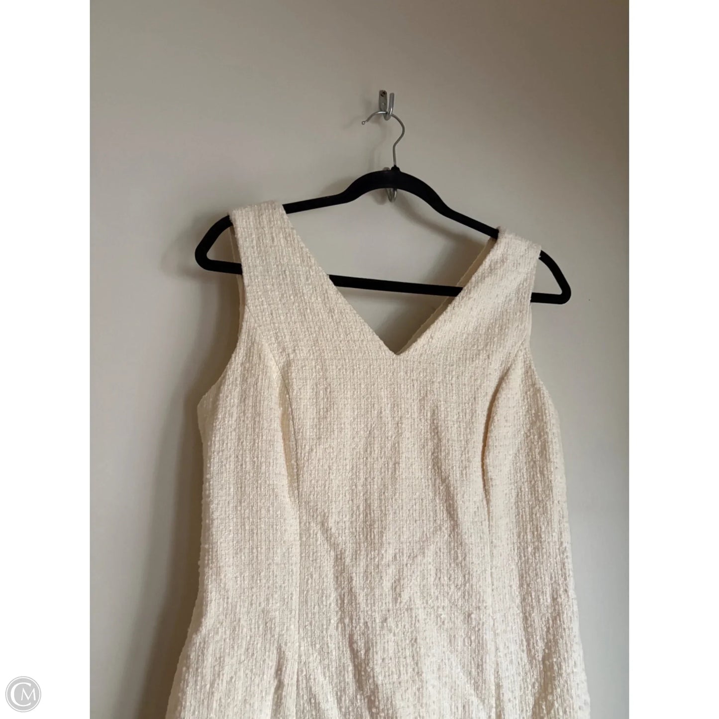 Dress Work By Anne Klein In Cream, Size: M