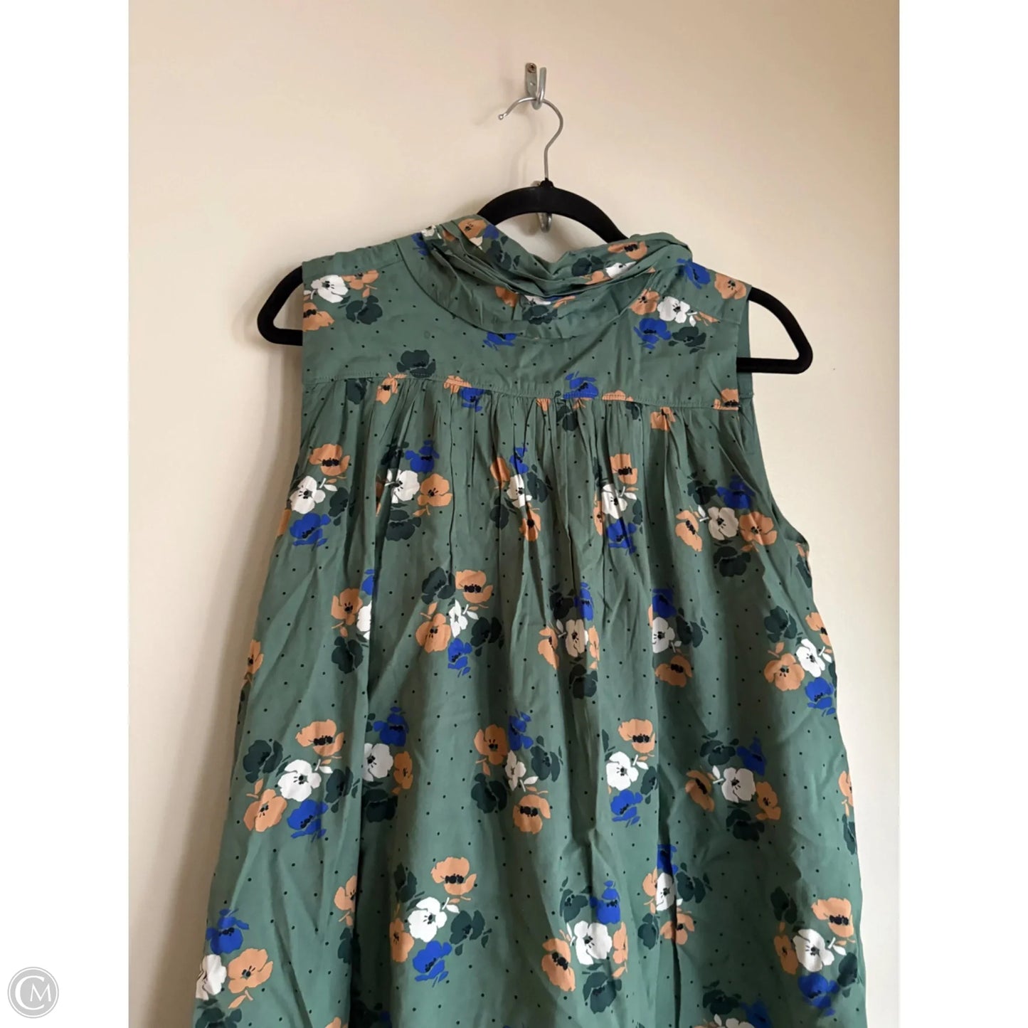 Dress Casual Midi By Lands End In Green, Size: S