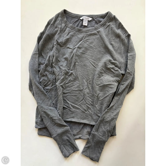 Sweatshirt Crewneck By Athleta In Grey, Size: S