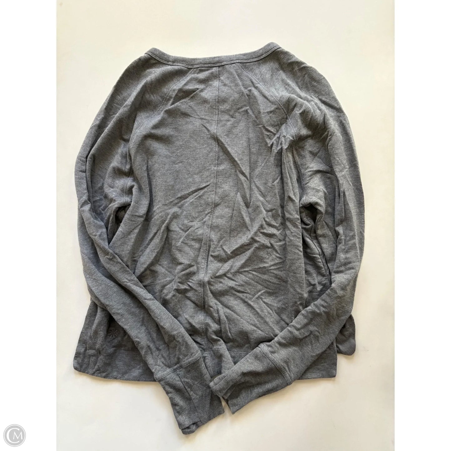 Sweatshirt Crewneck By Athleta In Grey, Size: S