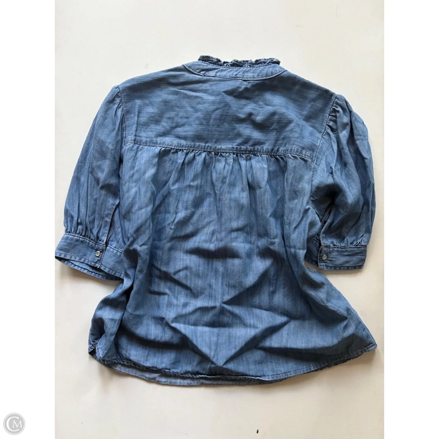 Top Short Sleeve By Ana In Blue, Size: S