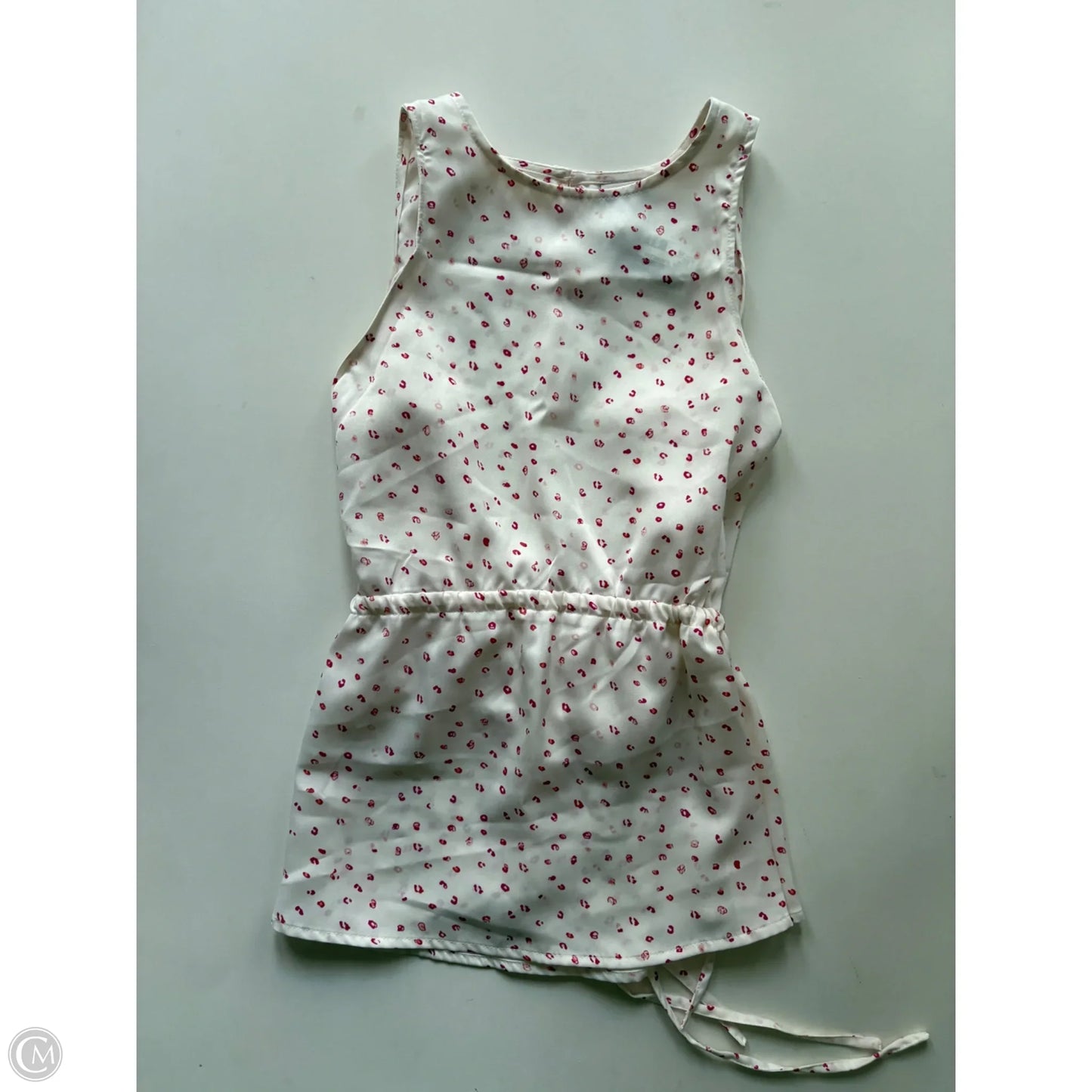 Blouse Sleeveless By Worthington In Cream, Size: Xs