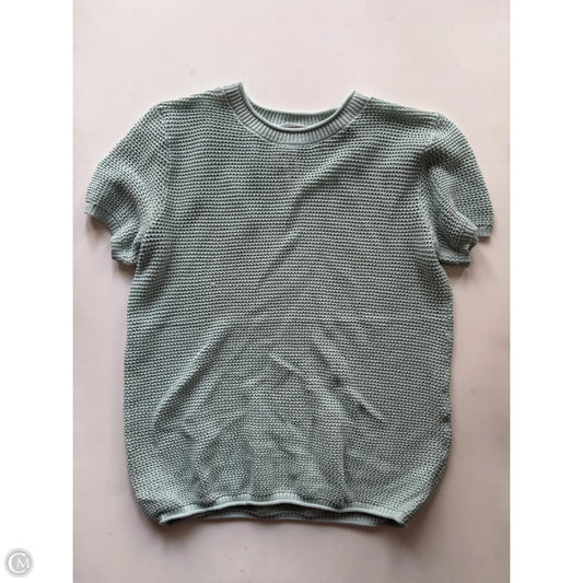 Sweater Short Sleeve By Worthington In Green, Size: S