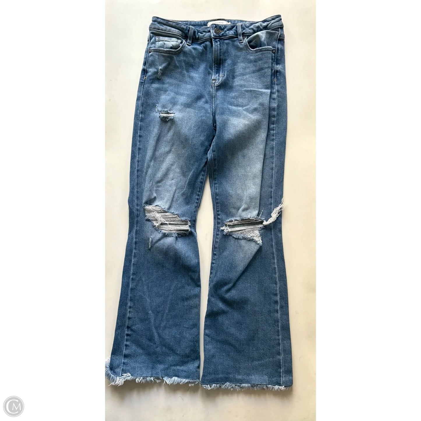 Jeans Wide Leg By Hidden In Blue, Size: 12