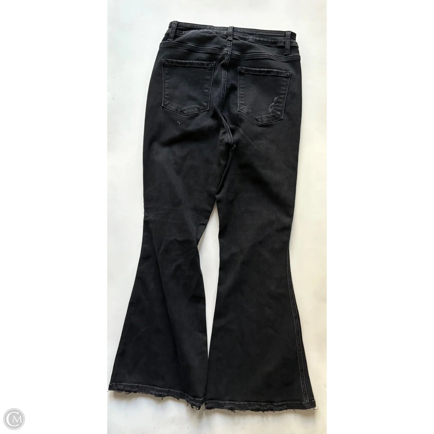 Jeans Wide Leg By Flying Monkey In Black, Size: 8