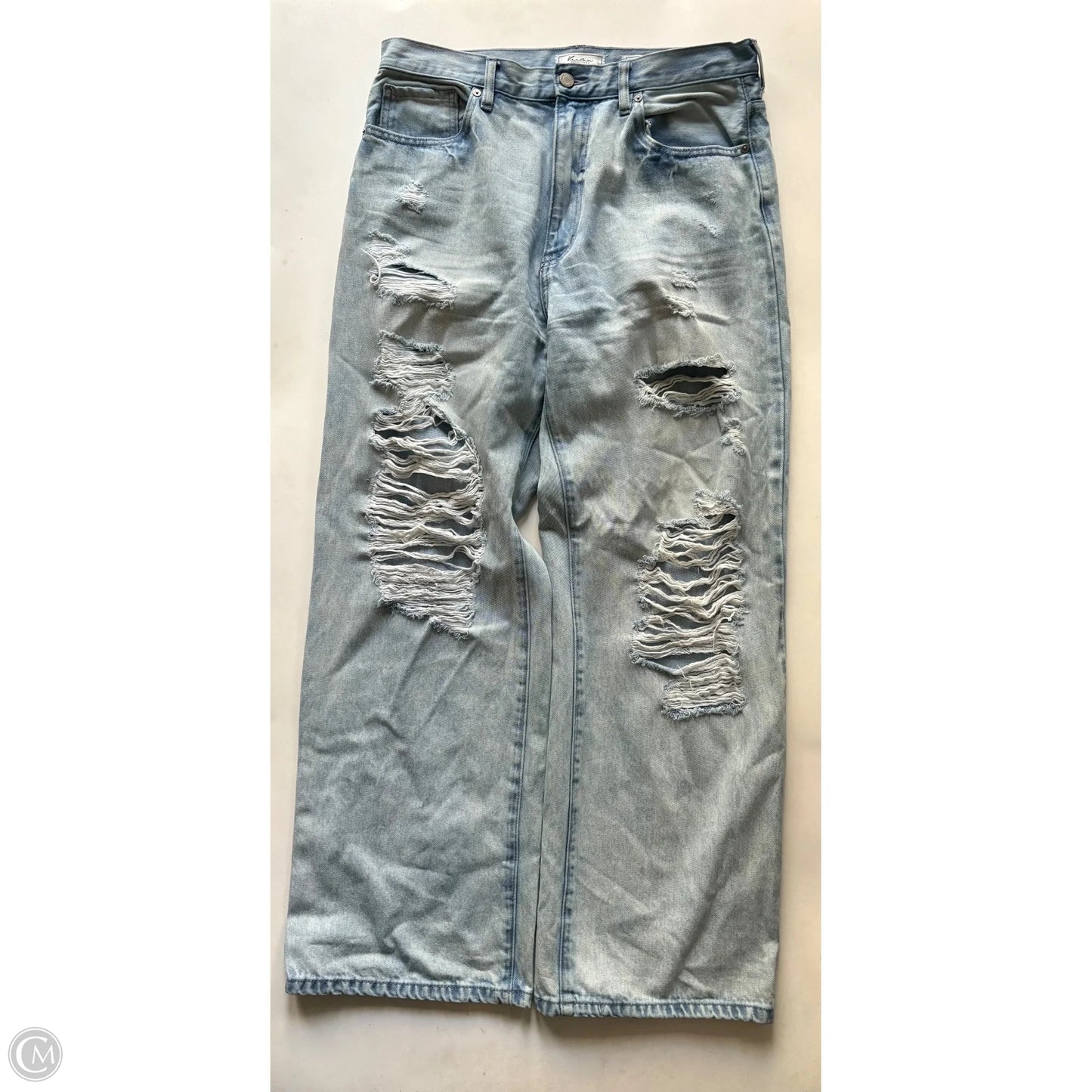 Jeans Wide Leg By Kancan In Blue, Size: 10