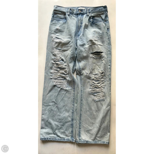 Jeans Wide Leg By Kancan In Blue, Size: 10