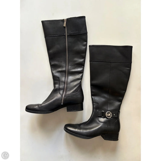 Boots Designer By Michael Kors In Black, Size: 8