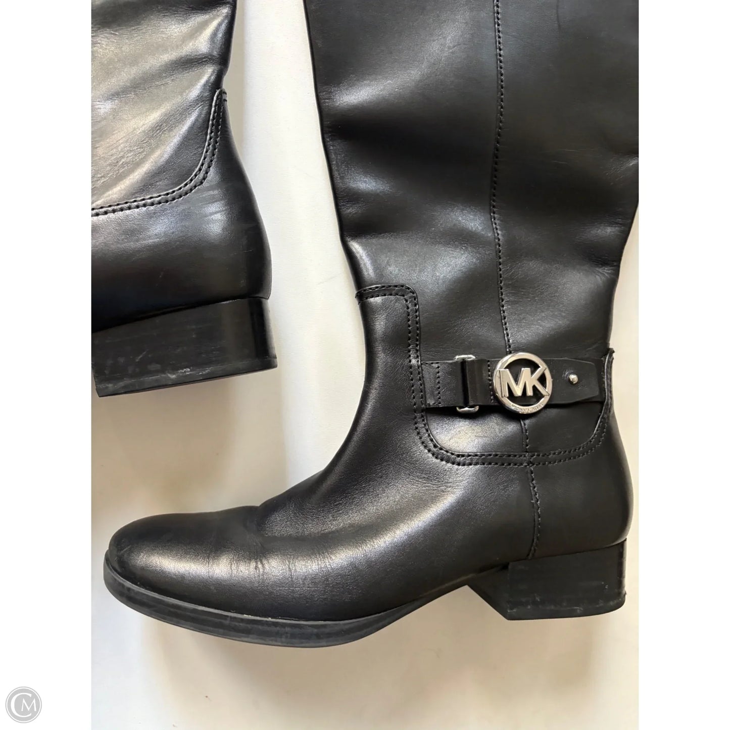 Boots Designer By Michael Kors In Black, Size: 8