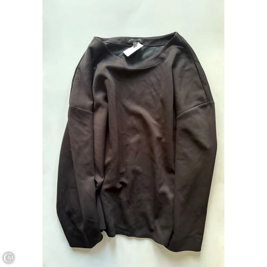 Top Long Sleeve By Banana Republic In Black, Size: 2x