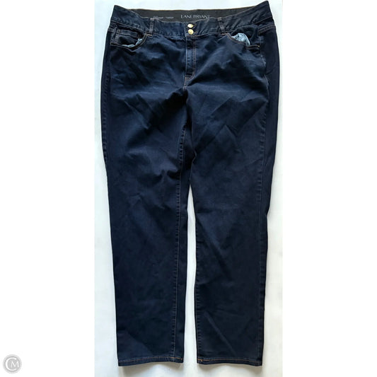 Jeans Straight By Lane Bryant In Blue, Size: 22