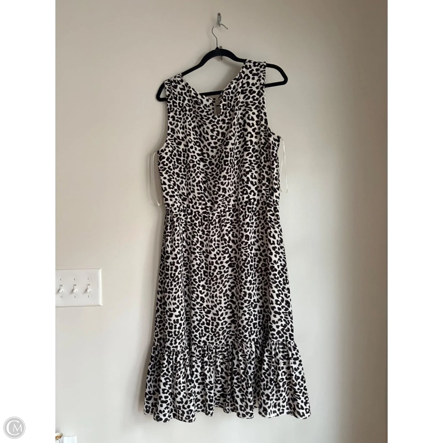 Dress Casual Midi By Talbots In Animal Print, Size: Xl