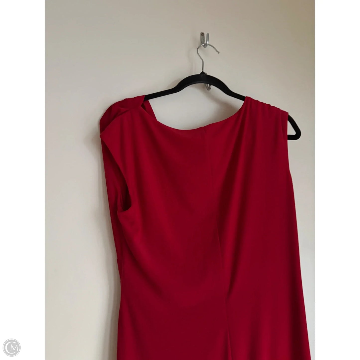 Dress Casual Midi By Ralph Lauren In Red, Size: L