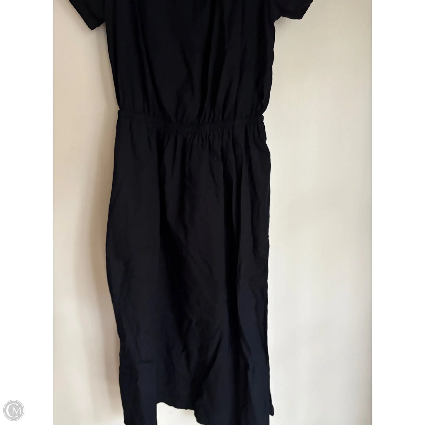Dress Casual Midi By Universal Thread In Black, Size: M