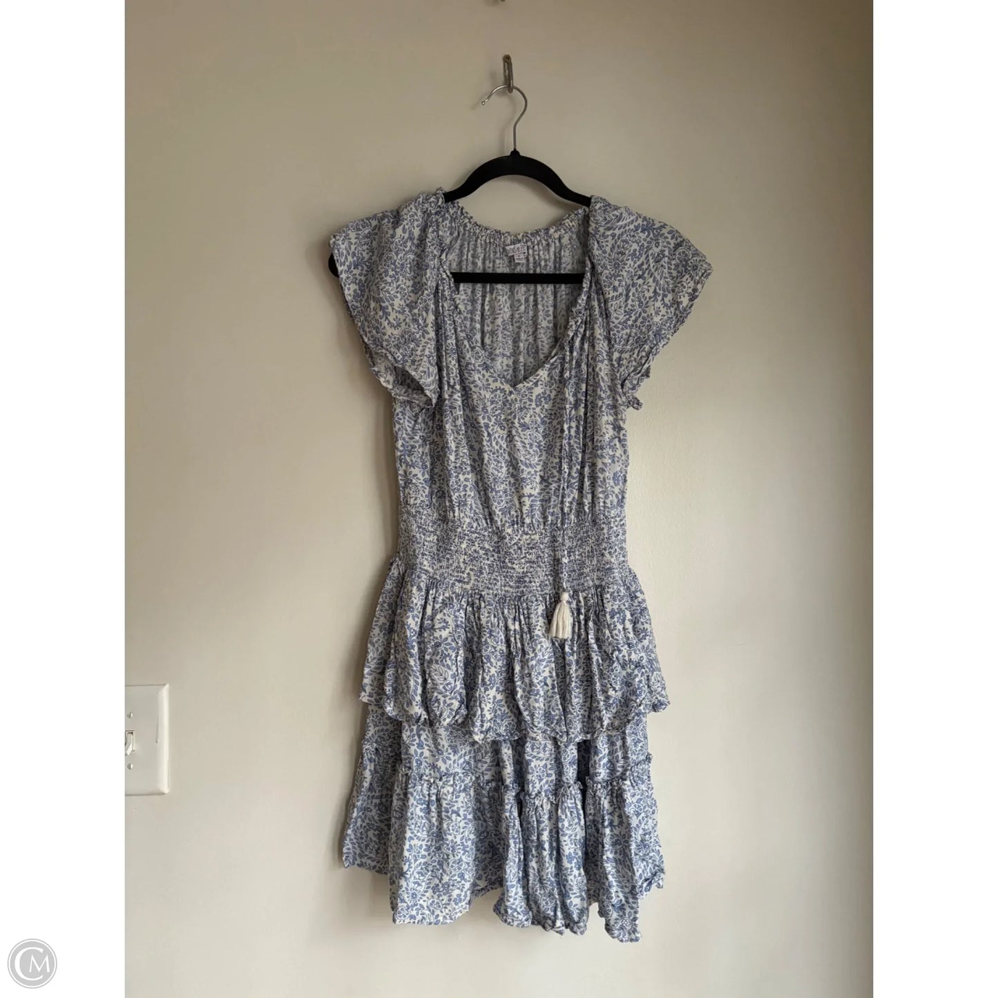 Dress Casual Midi By Patrons Of Peace In Blue, Size: S