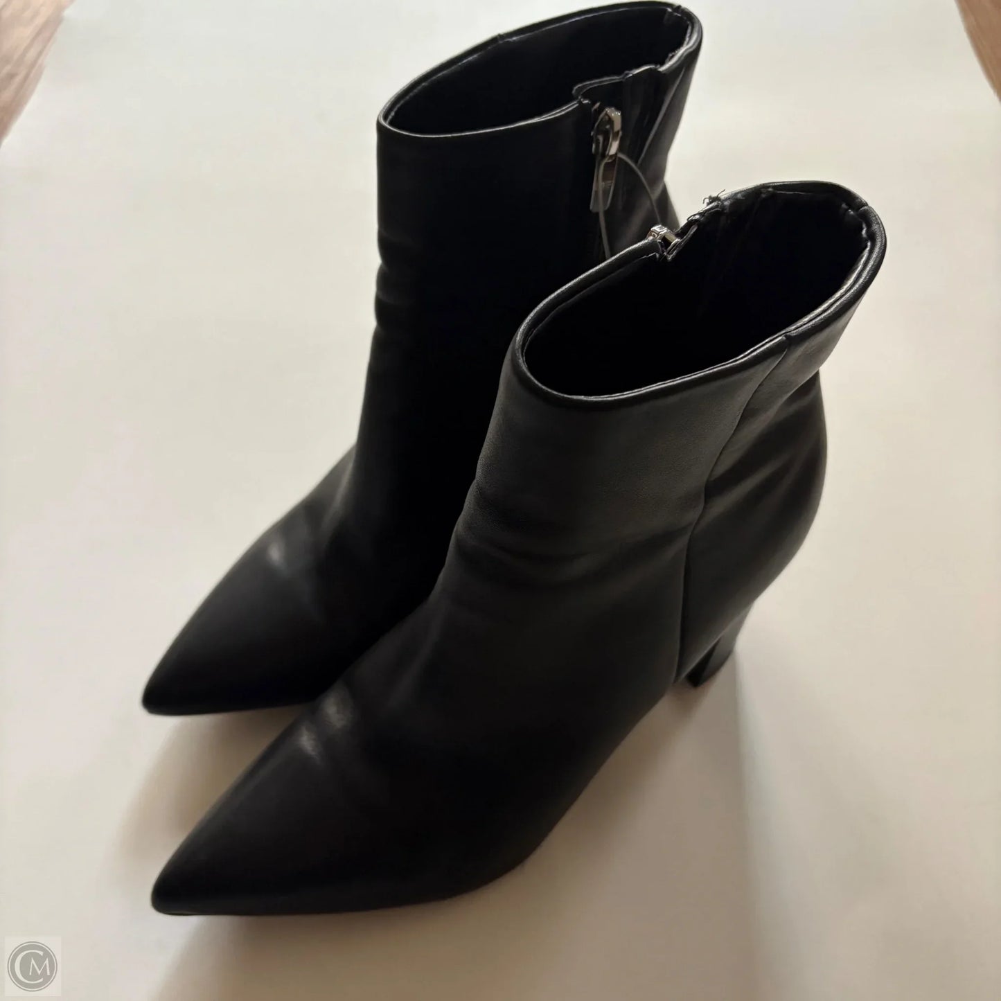 Boots Ankle Heels By Marc Fisher In Black, Size: 8.5