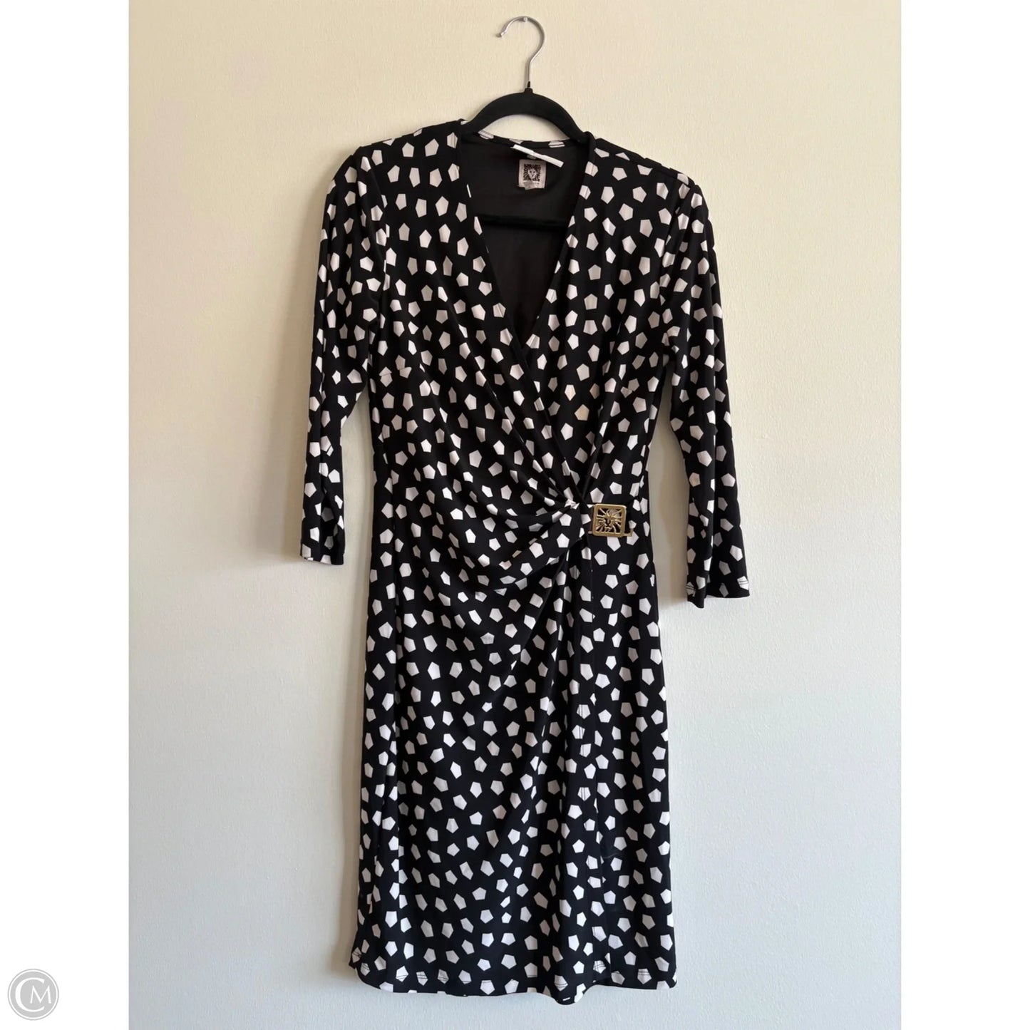Dress Work By Anne Klein In Black & White, Size: M