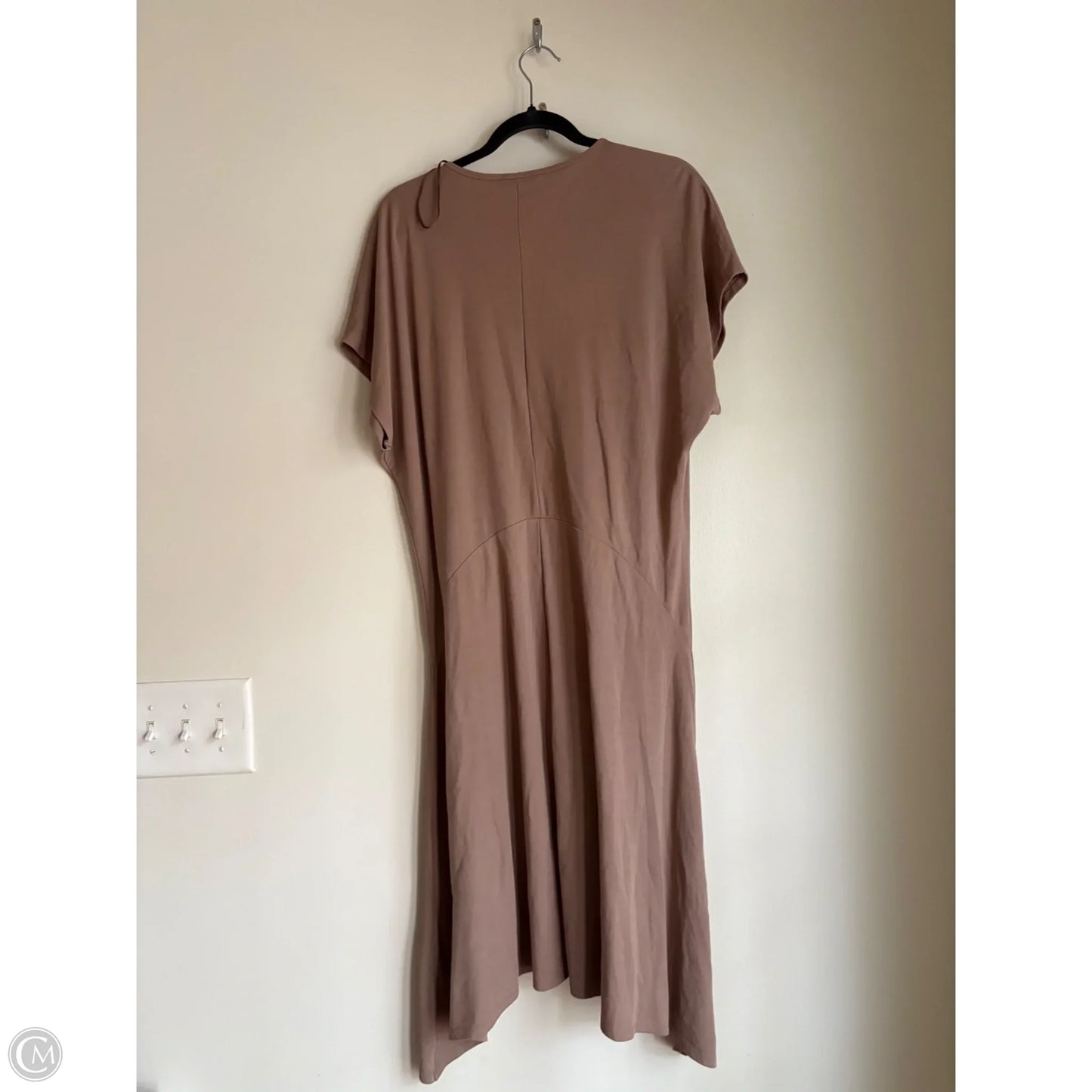 Dress Casual Maxi By Zara In Taupe, Size: S