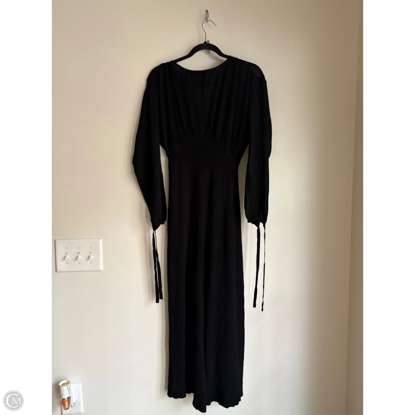 Dress Casual Maxi By Zara In Black, Size: S