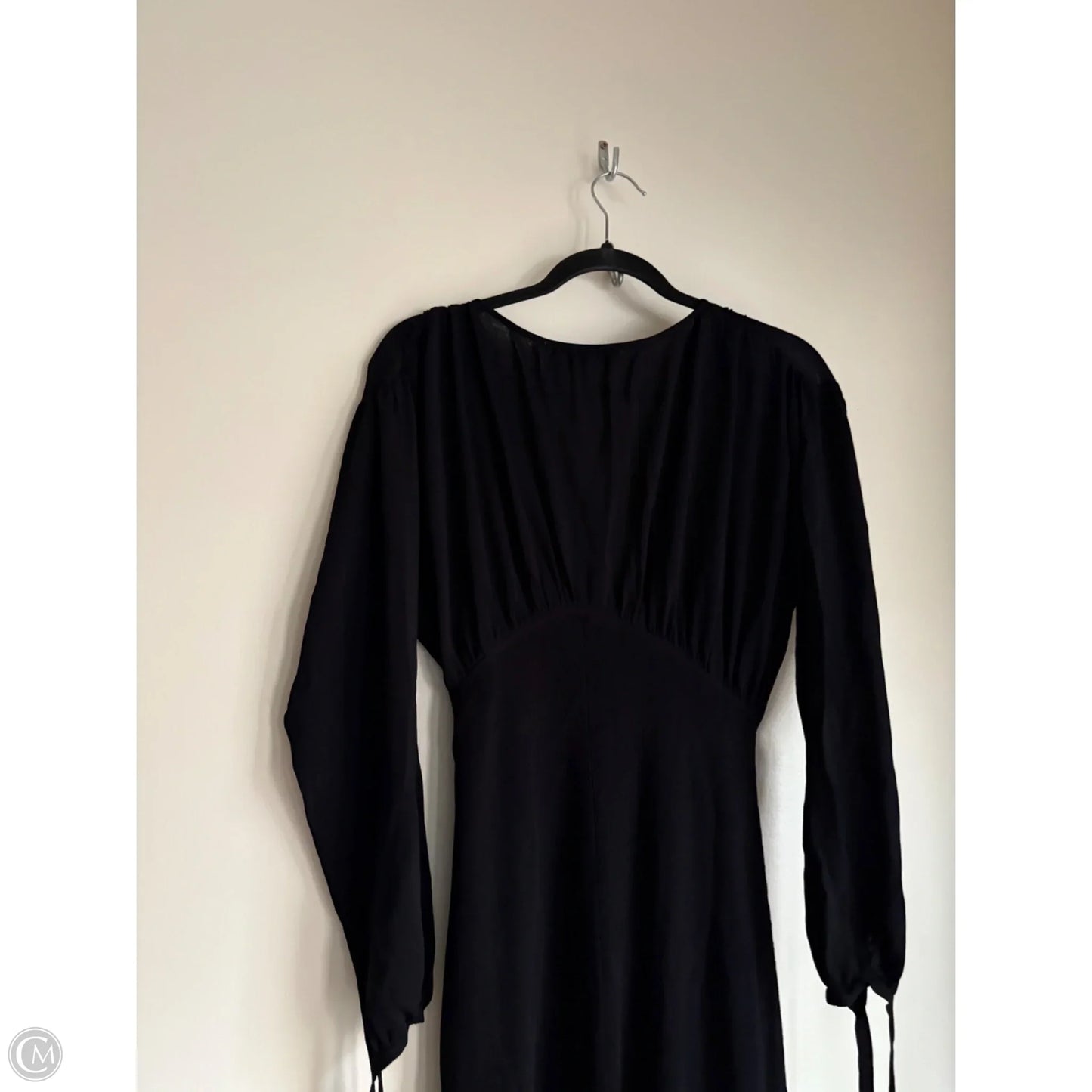 Dress Casual Maxi By Zara In Black, Size: S