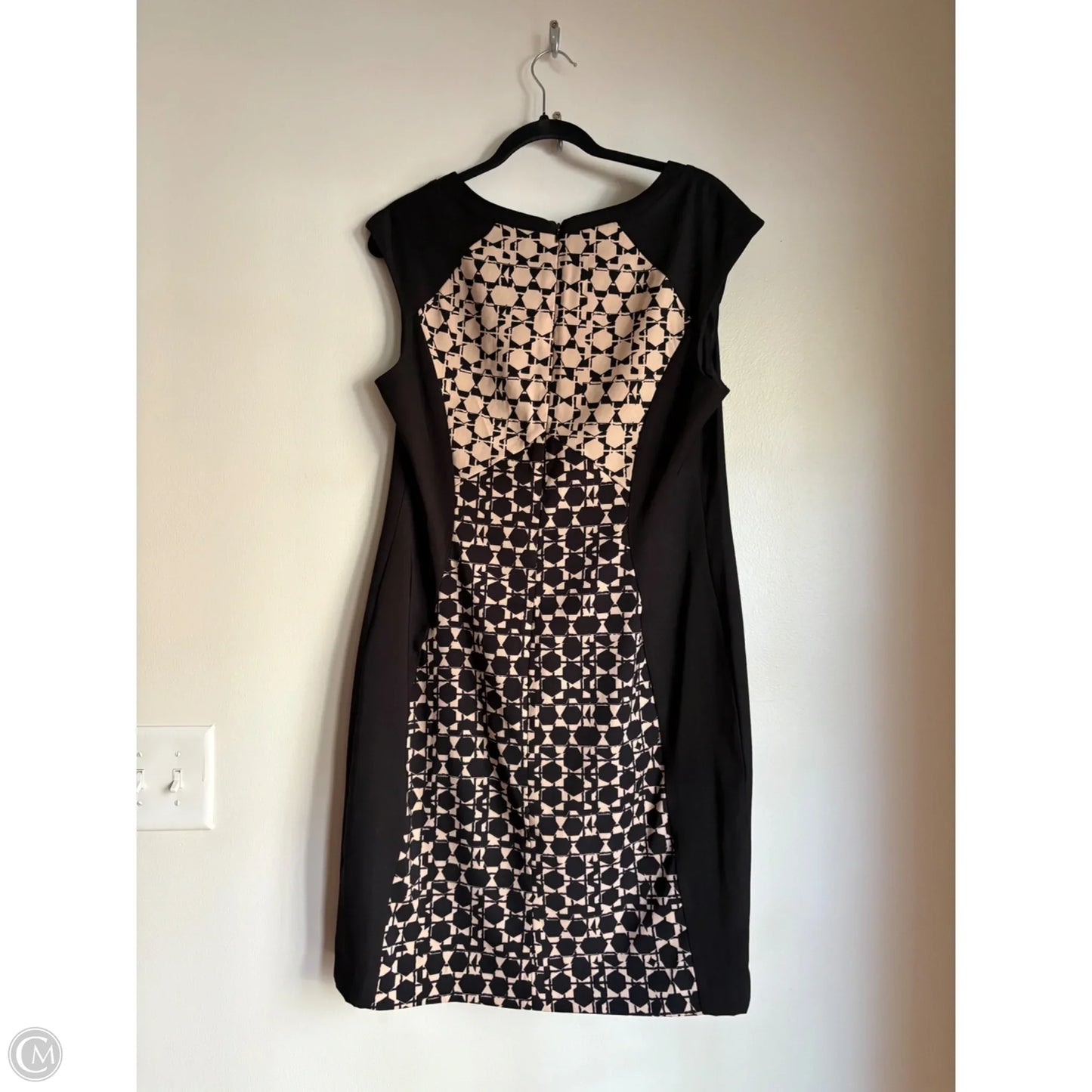 Dress Work By London Times In Black, Size: L