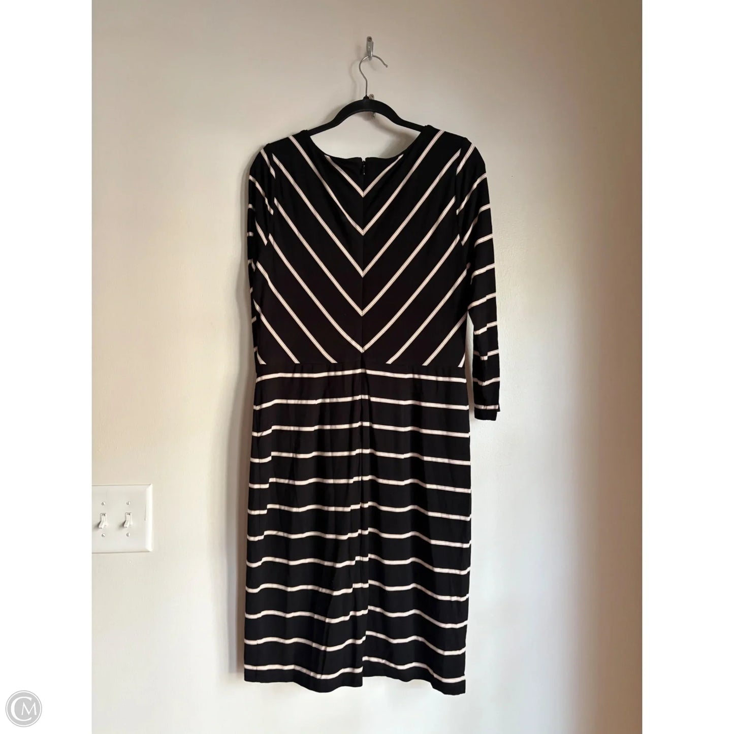 Dress Work By White House Black Market In Black, Size: L