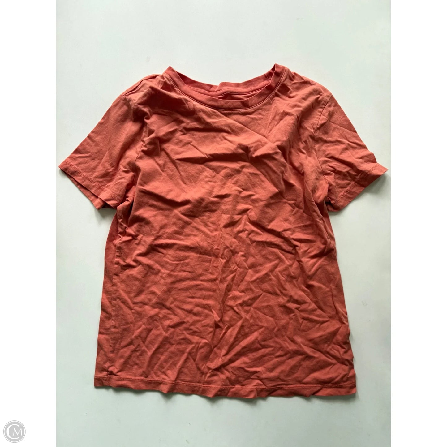 Top Short Sleeve By A New Day In Orange, Size: M