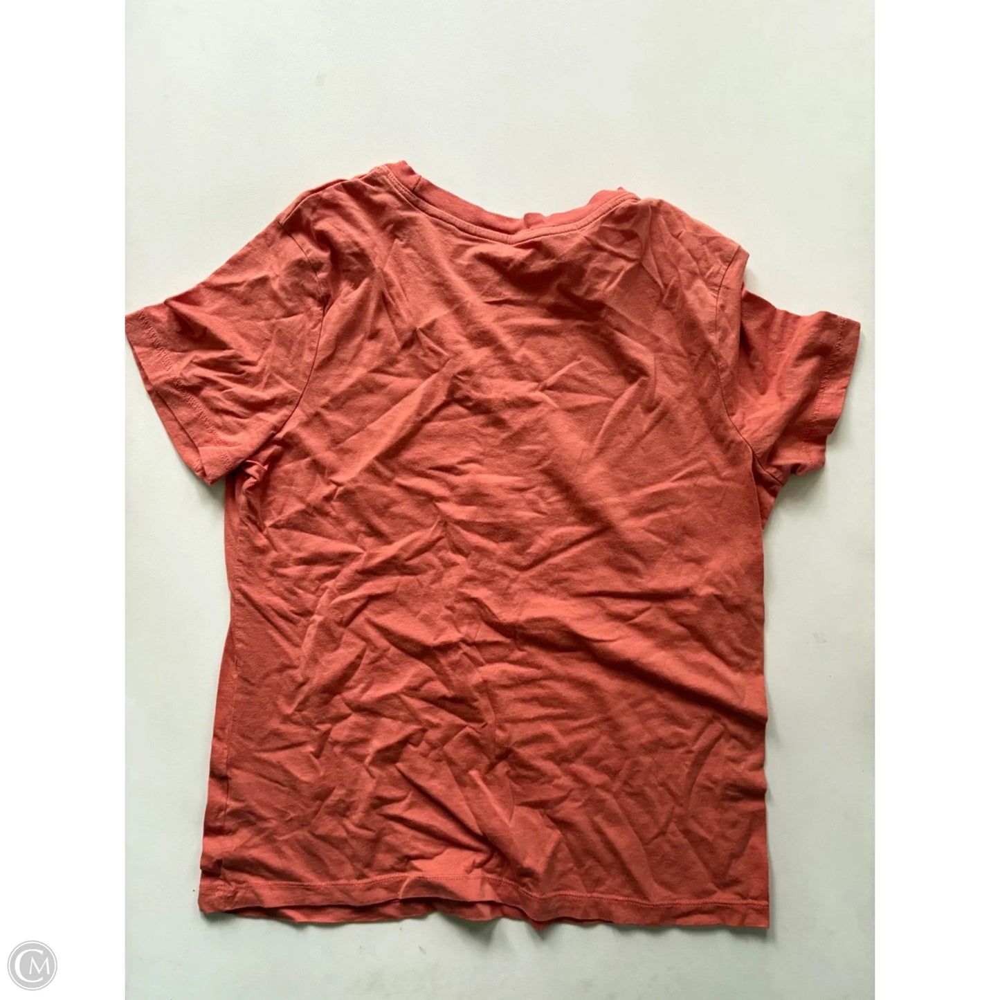Top Short Sleeve By A New Day In Orange, Size: M