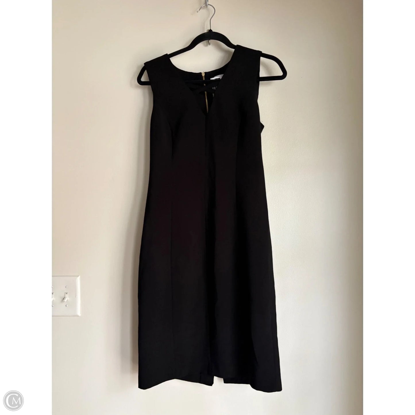 Dress Work By Calvin Klein In Black, Size: S