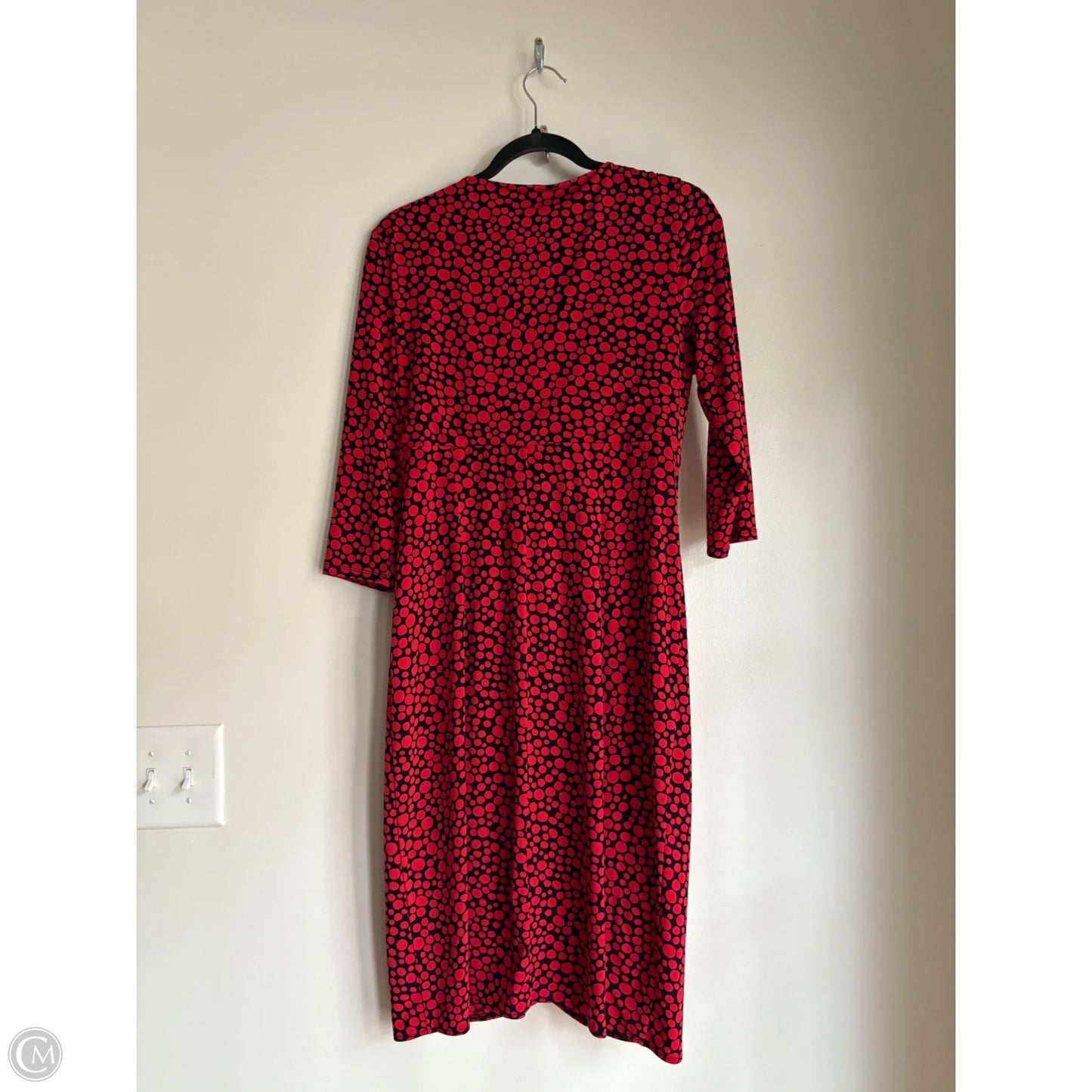 Dress Work By London Times In Red, Size: L