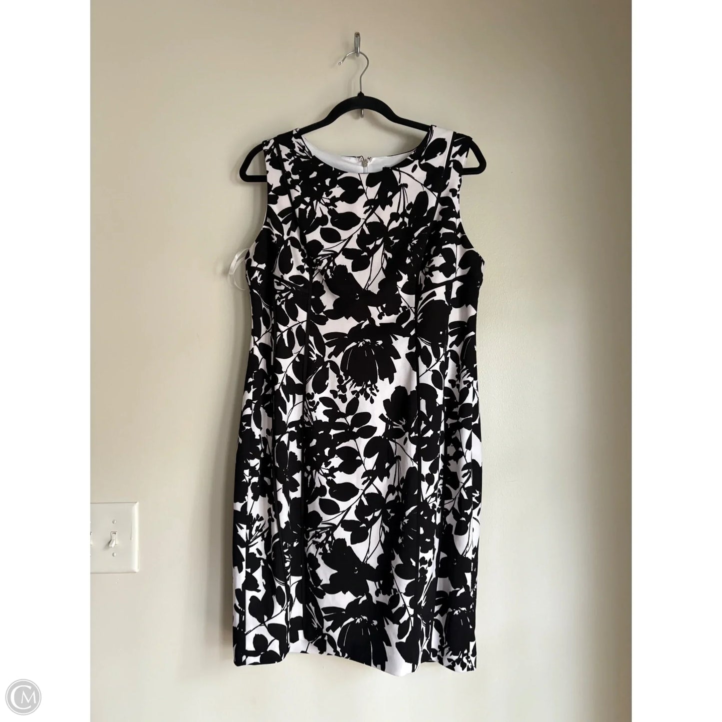Dress Work By Tommy Hilfiger In Black & White, Size: L
