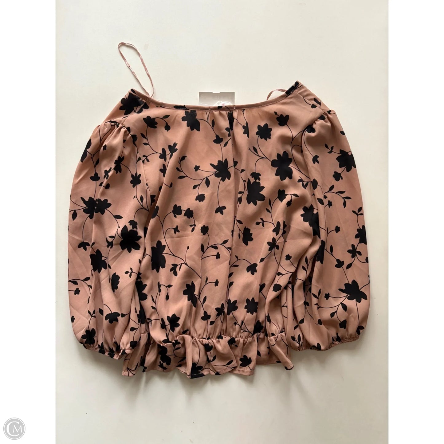 Blouse Long Sleeve By Sienna Sky In Brown, Size: M