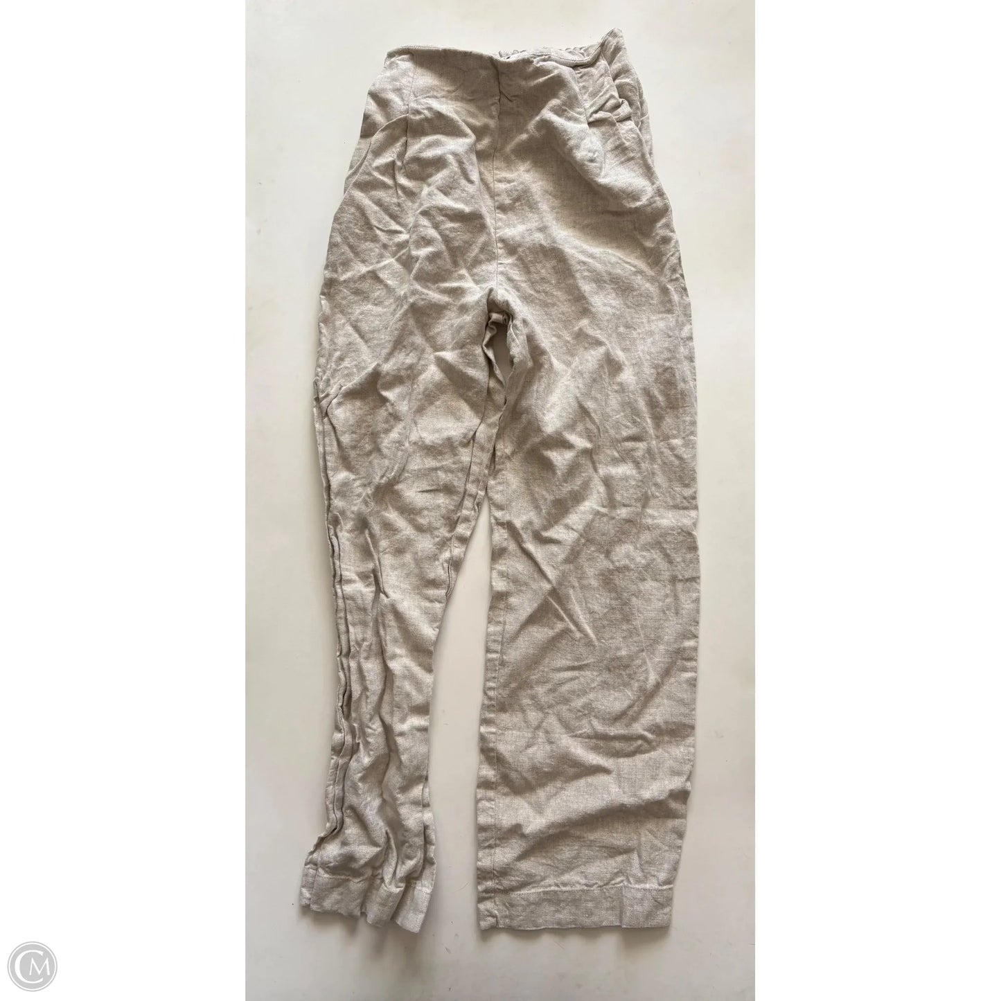 Pants Linen By Cedar & Vine In Cream, Size: 4