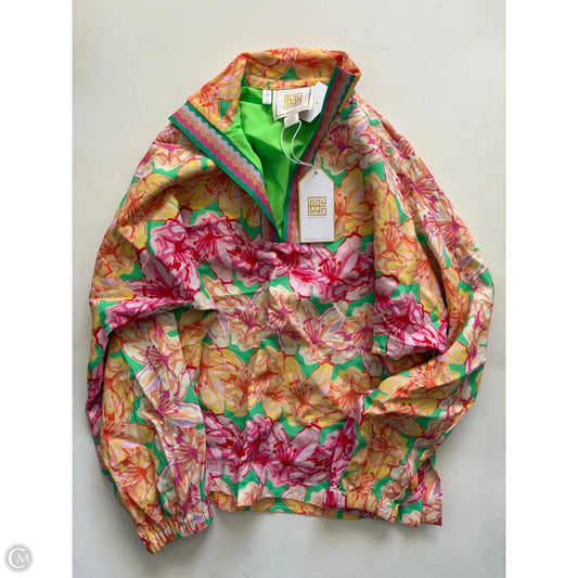 Blouse Short Sleeve By Emily Mccarthy In Multi-colored, Size: Xs