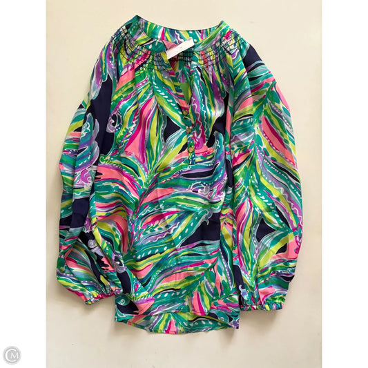 Blouse Designer By Lilly Pulitzer In Multi-colored, Size: Xxs