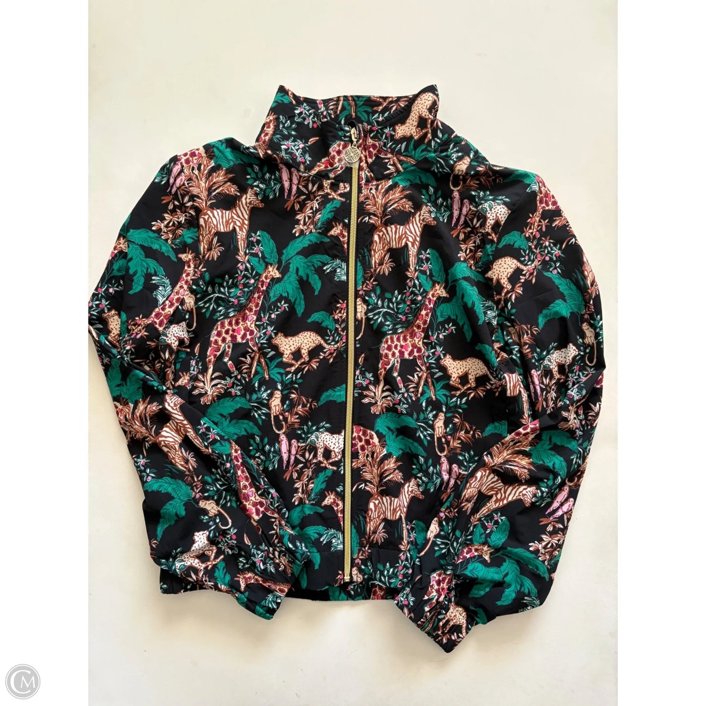 Jacket Designer By Lilly Pulitzer In Animal Print, Size: Xs