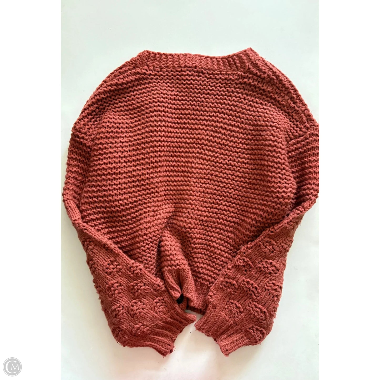 Sweater Cardigan By High Call In Brown, Size: L