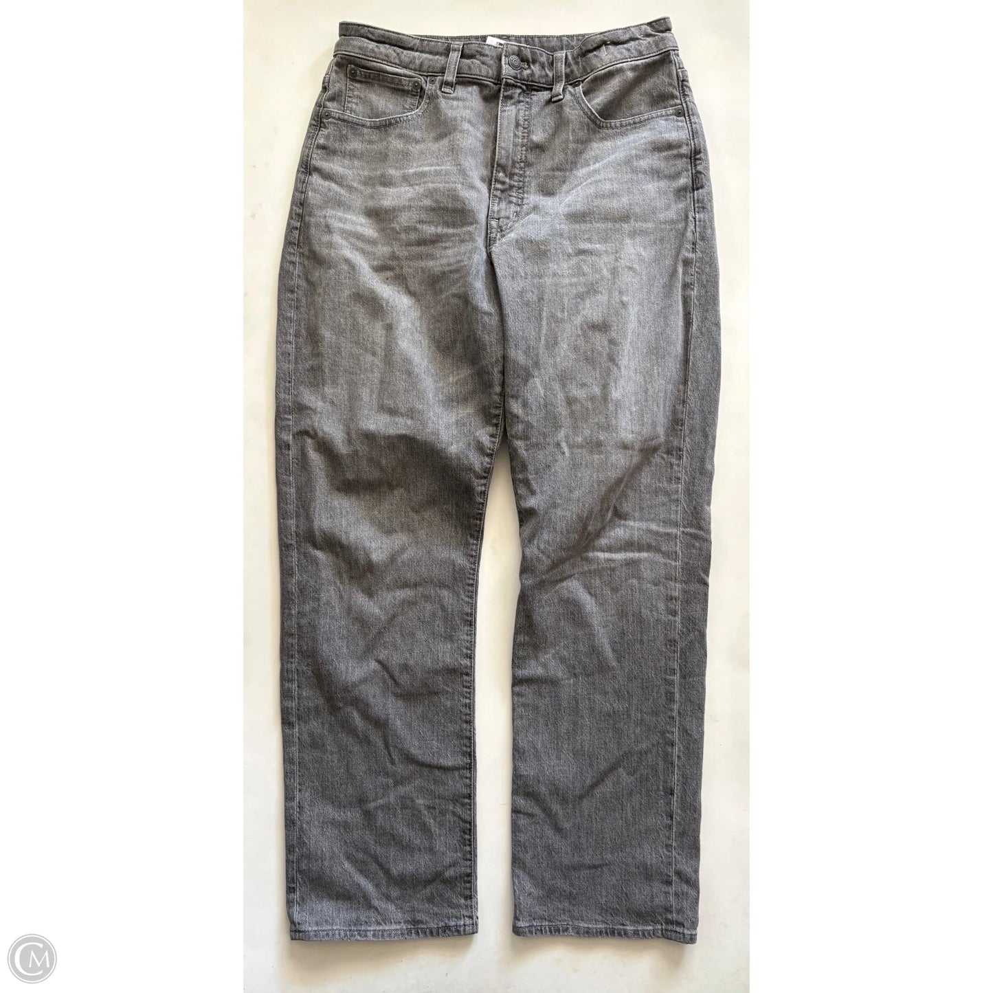 Jeans Wide Leg By Madewell In Grey, Size: 10