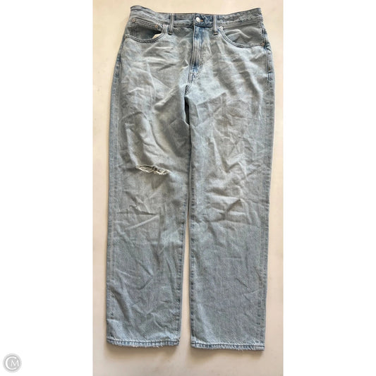 Jeans Wide Leg By Madewell In Blue, Size: 10