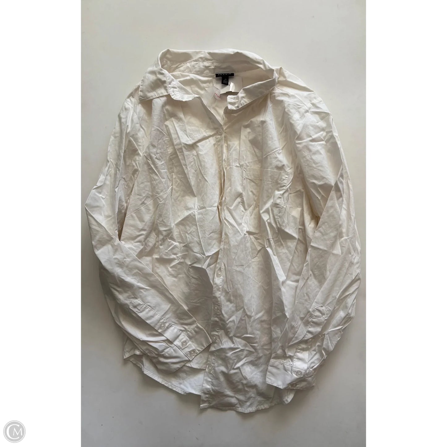 Top Long Sleeve By Torrid In Cream, Size: 2x