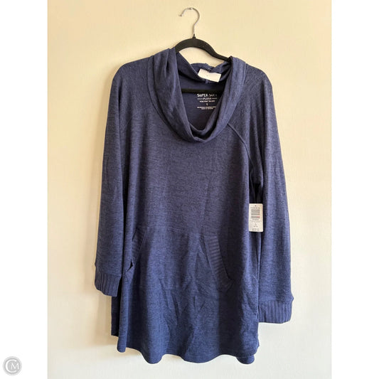 Top Long Sleeve By Torrid In Blue, Size: 1x